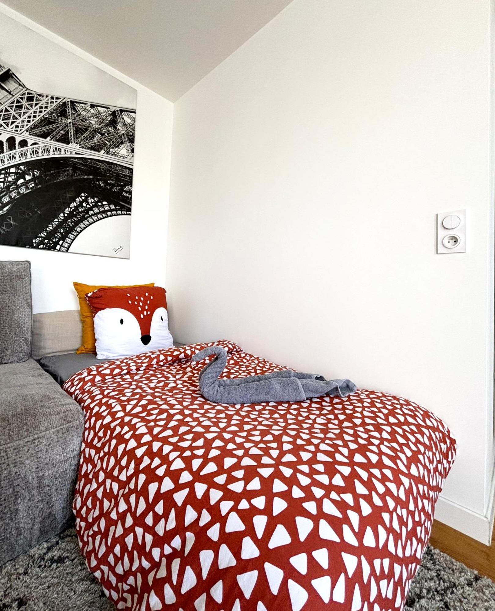L Eiffel Disney 5Min Paris 35Min Parking Terrasse Serris Exterior foto
